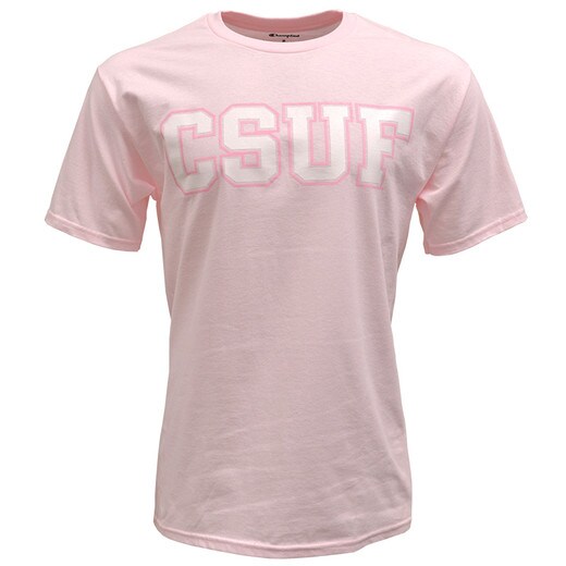 CSUF Block Tee - Special Edition Light Pink